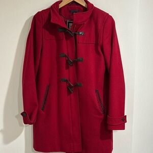 Women's Tommy Hilfiger Red Toggle Coat
